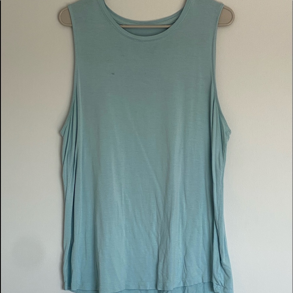 Baby blue tank top